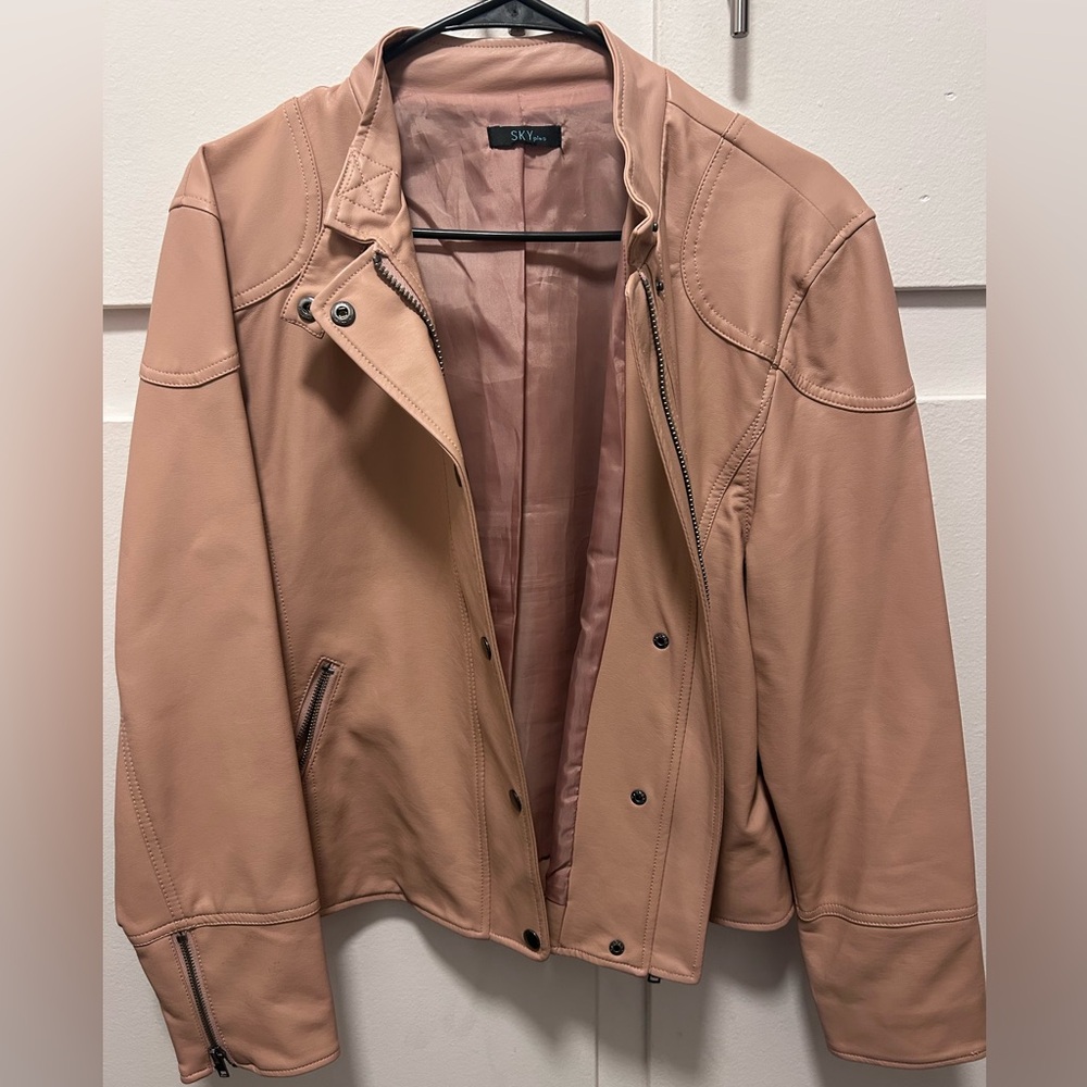 Zippered Blush pink Jacket